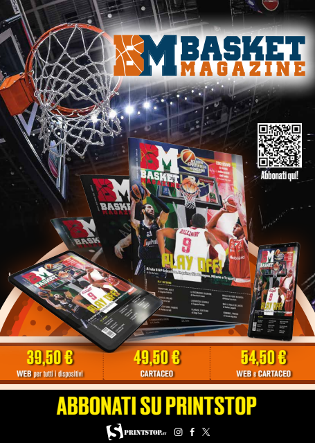 Scoprite le vantaggiosissime proposte di abbonamento a Basket Magazine per riceverlo a casa puntualmente e risparmiando
