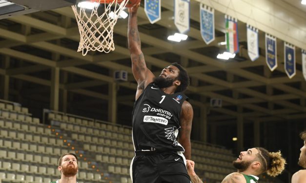 Partita incredibile alla BLM Arena, Trento crolla solo al secondo overtime contro Nanterre per 102-104