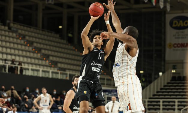 Trento vince ancora, battuto il Promitheas in Grecia 80-89 e agguantata la qualificazione alle Top 16