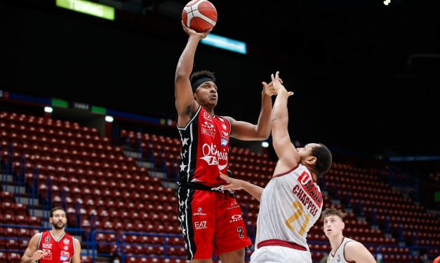 Venezia regge solo fino al terzo quarto, facile vittoria per l’Olimpia