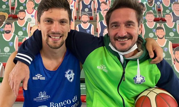 La Dinamo Sassari al lavoro con Katic