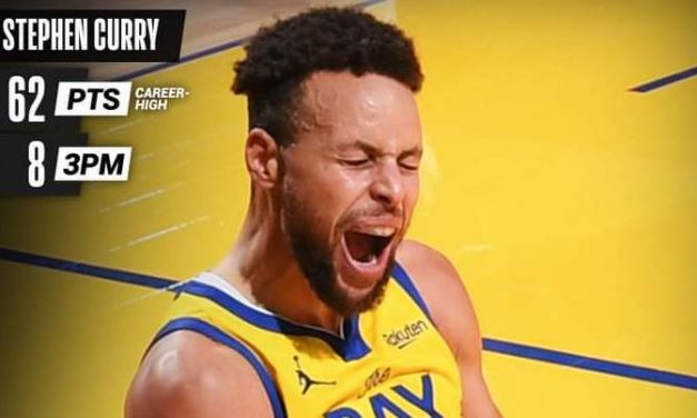Steph Curry: un uomo solo al comando delle operazioni, 62 punti per il folletto di Golden State