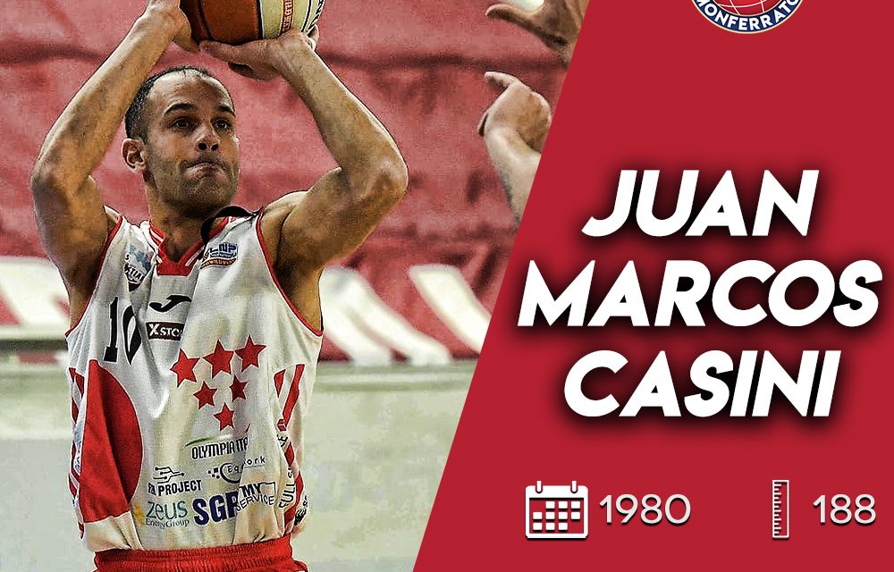 Casale Monferrato, ufficiale l’arrivo di Juan Marcos Casini