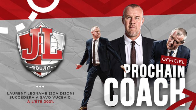 JL Bourg, il coach la prossima stagione sarà Laurent Legname