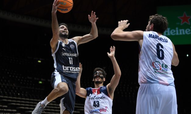 Gli italiani all’estero: Michele Vitali trascina il suo Bamberg, percorso netto per Trinchieri