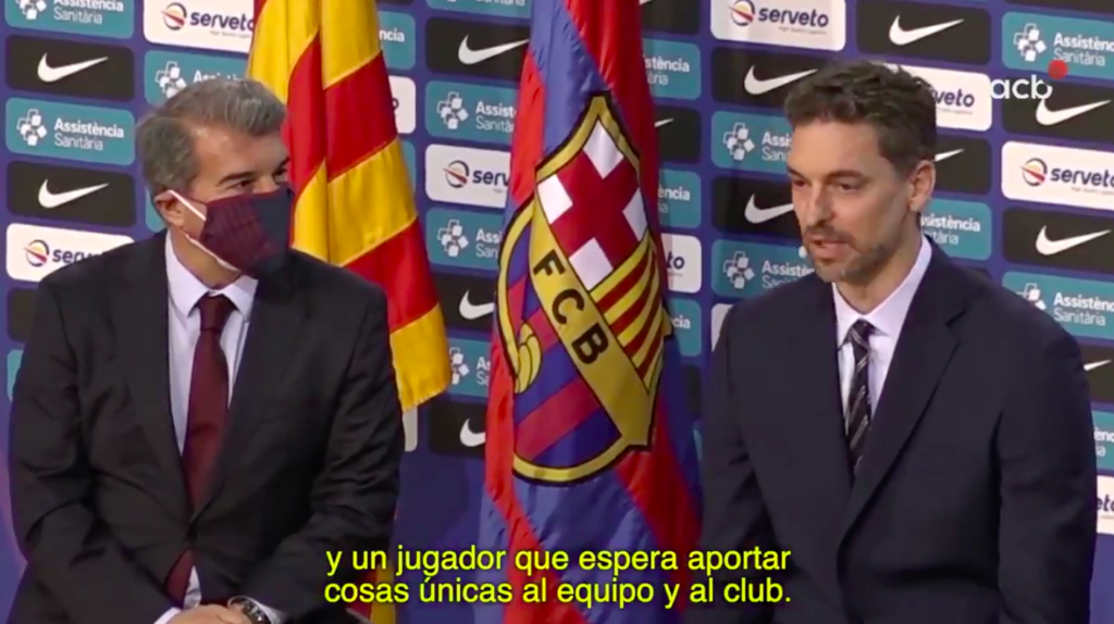 Barcellona, Pau Gasol: “Sono quì per vincere l’Eurolega”