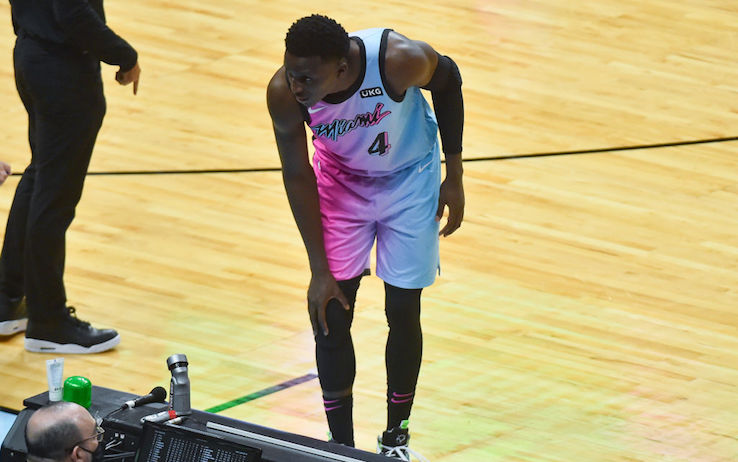 Miami Heat, infortunio al ginocchio per Victor Oladipo