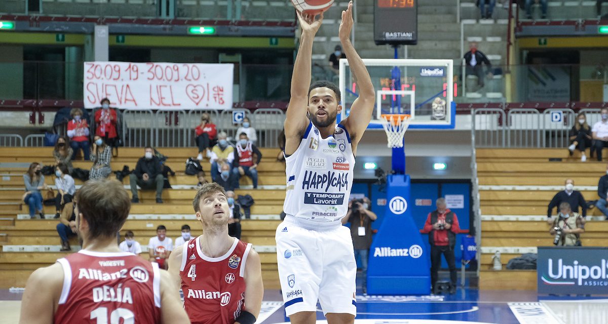 Alle 20:45 Brindisi-Allianz Trieste su RaiSport HD