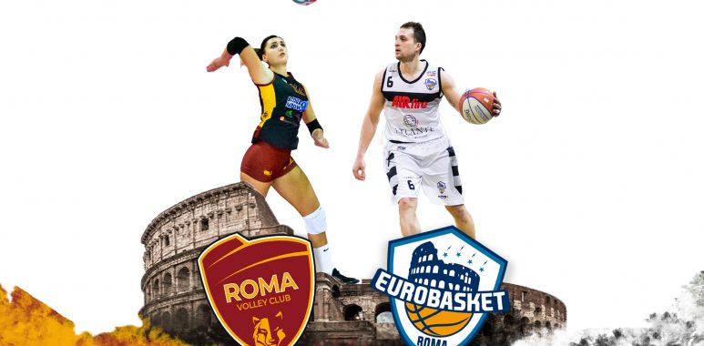 Eurobasket Roma, volley e basket romani si gemellano