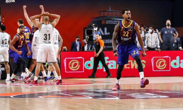 I SOGNI DI MILANO SI INFRANGONO SUL TIRO DI PUNTER: HIGGINS REGALA LA FINALE AL BARCELLONA CHE BATTE L’OLIMPIA 84-82