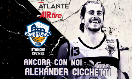 Eurobasket Roma, confermato Alexander Cicchetti
