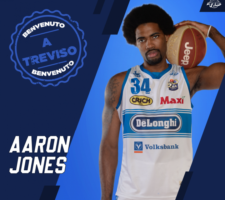 Treviso, ufficiale la firma di Aaron Jones