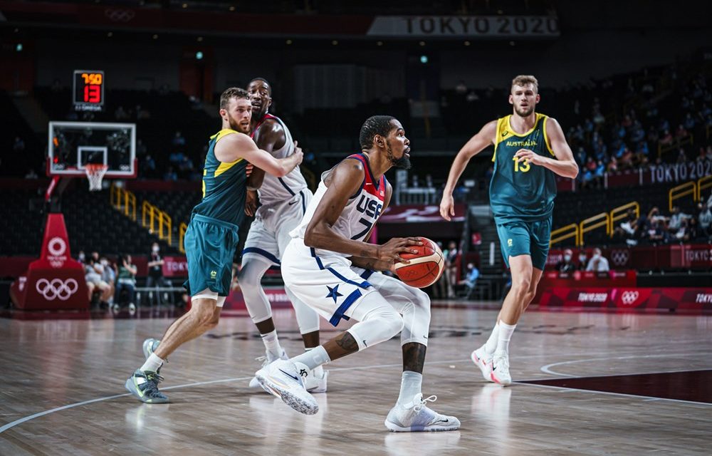Gli Stati Uniti scappano nel terzo quarto e sono la prima finalista: Australia battuta 97-78
