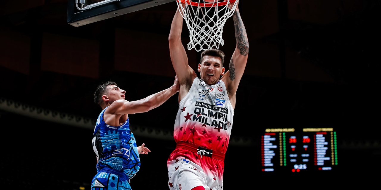 Milano-Treviso, le pagelle: Mitoglou e Alviti, che esordio. Bortolani fa il leader dei suoi