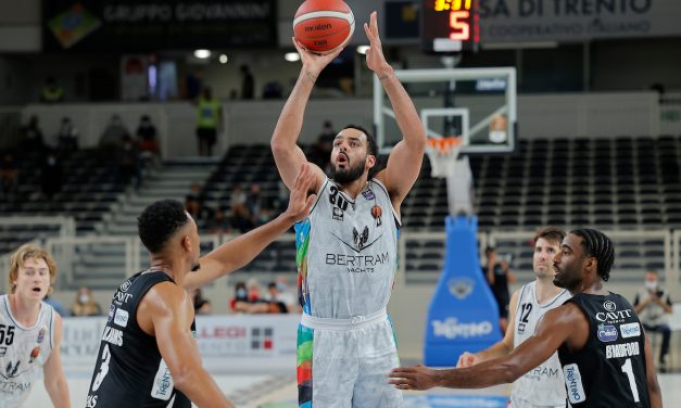 Supercoppa LBA: Tortona sconfigge Trento 64-75 alla BLM Group Arena