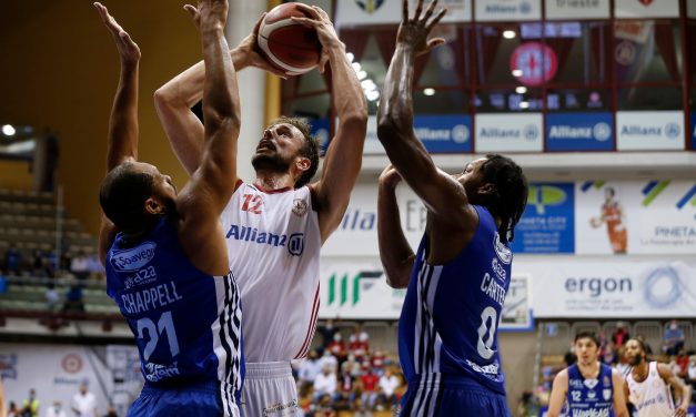 UNA BUONA PROVA DI SQUADRA DI TRIESTE PIEGA BRINDISI ALL’OVERTIME