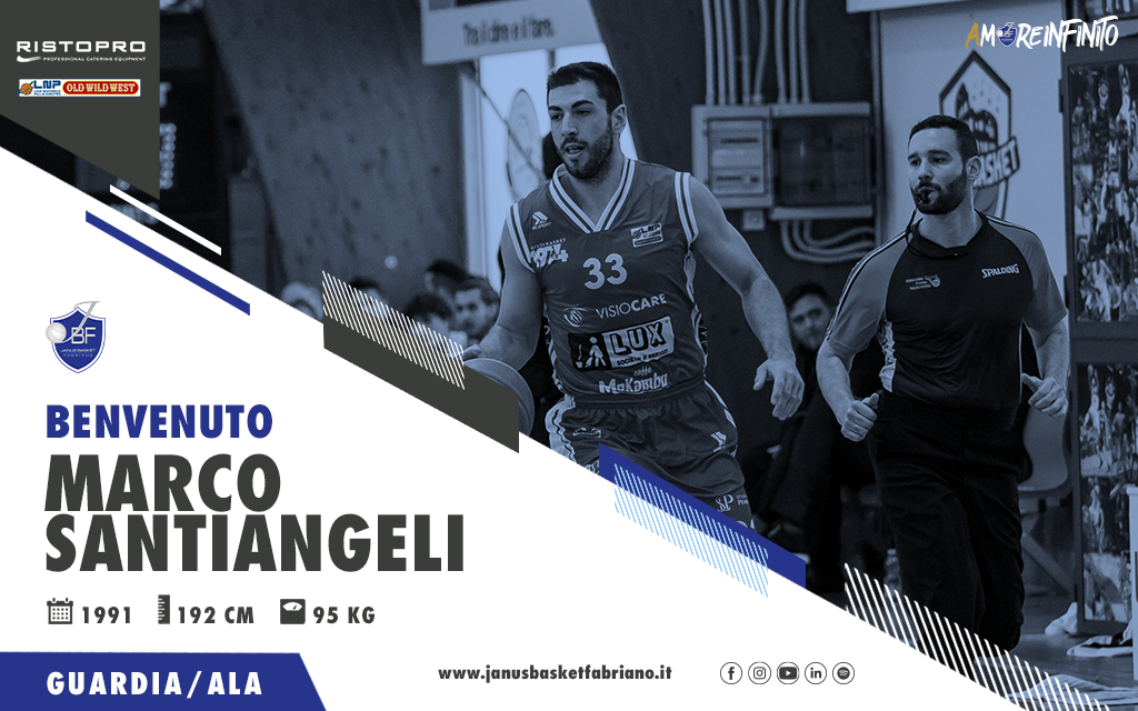 Fabriano, ingaggiato Marco Santiangeli