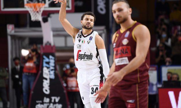 La Virtus vince a Venezia 84 a 65 grazie ad una seconda frazione perfetta