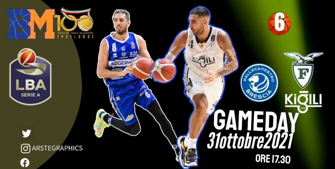 Il Gameday di BM è Brescia-Fortitudo Bologna: sfida tra Della Valle e Aradori, due bomber ritrovati
