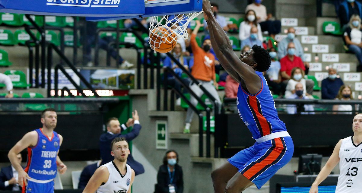 Dolce ritorno in Europa per Treviso, sconfitto il VEF Riga 91-85 al PalaVerde