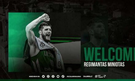 Zalgiris Kaunas, ingaggiato Regimantas Miniotas