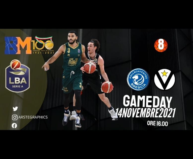 Il Gameday di BM è Brescia-Virtus: sfida tra Mitrou-Long e Pajola, due guerrieri in cabina di regia