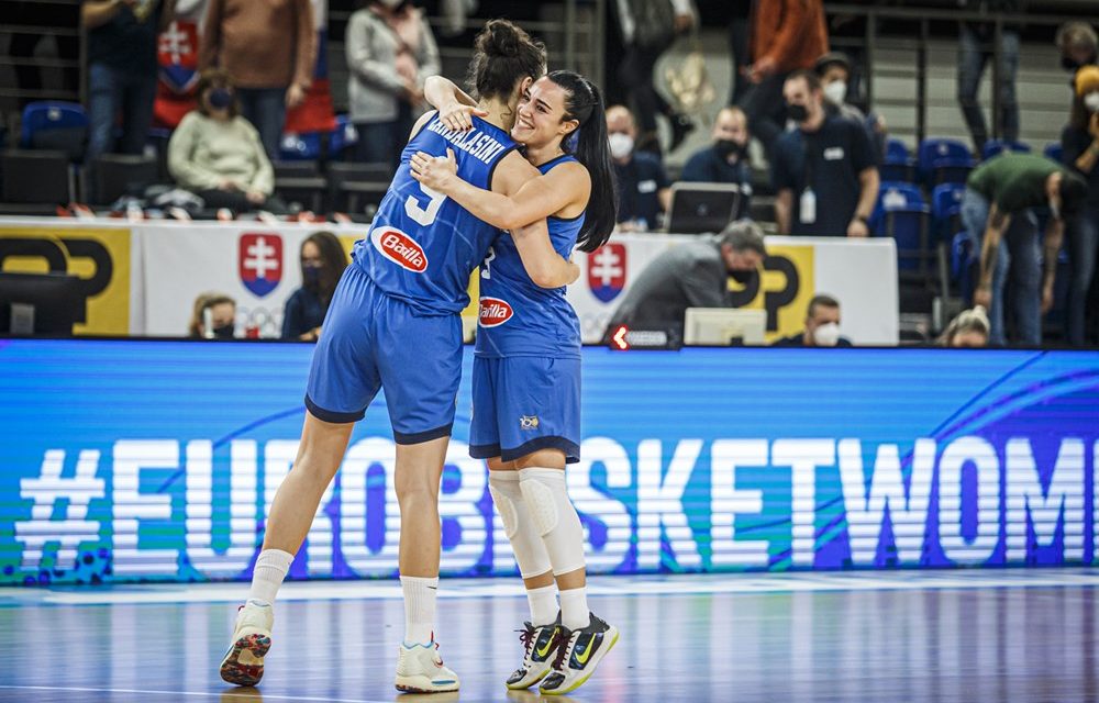 Il cuore azzurro è grande: Zandalasini e Romeo rimontano la Slovacchia