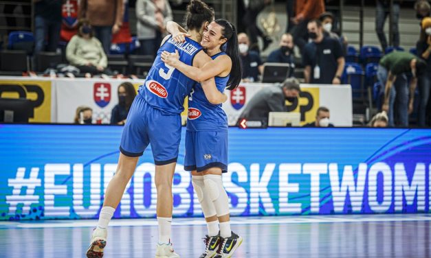 Il cuore azzurro è grande: Zandalasini e Romeo rimontano la Slovacchia