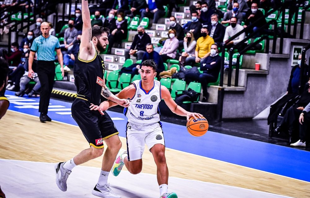 Le pagelle di Treviso-AEK Atene: Russell e Bortolani i fattori trevigiani, bene anche Jones, non basta Griffin al team greco