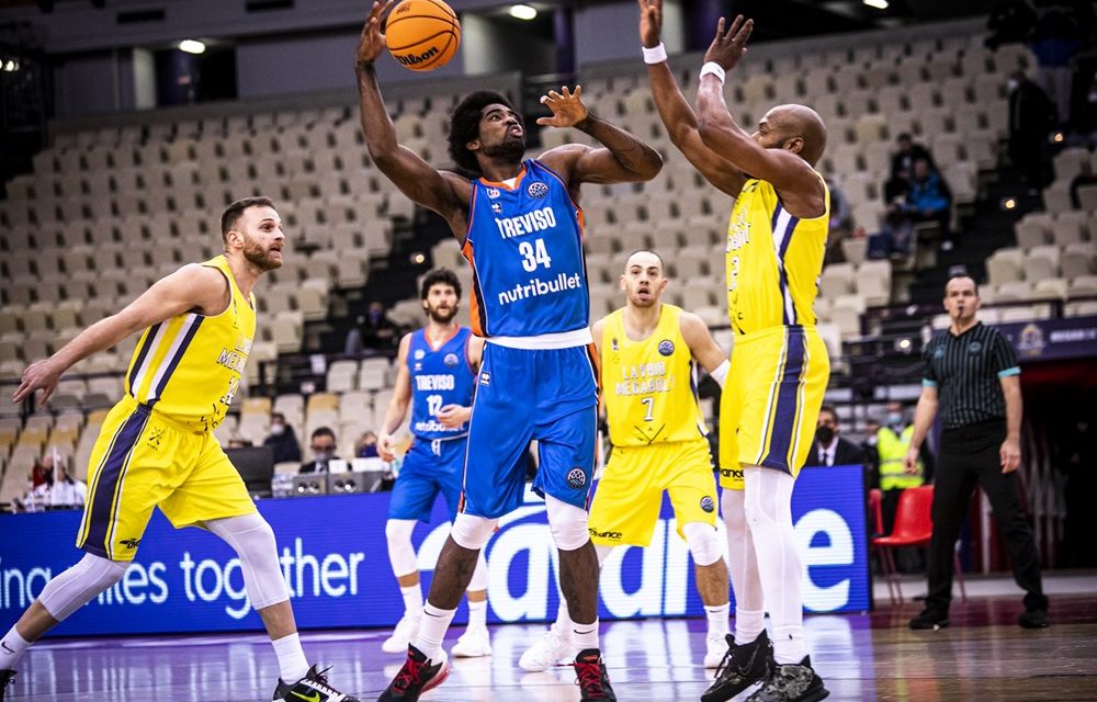 Le pagelle di Lavrio-Treviso: Jones ed Imbrò i fattori della Nutribullet, bene anche Russell, non basta Mouratos al team greco