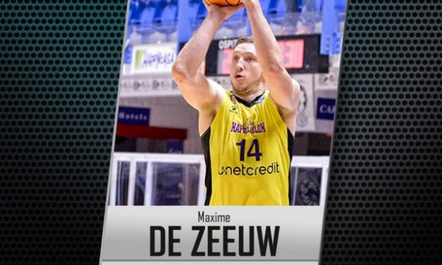 Brindisi, accordo con Maxime De Zeeuw
