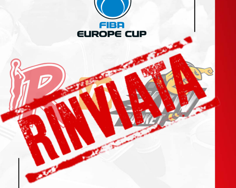 FIBA Europe Cup: rinviata Reggio Emilia-Kiev Basket