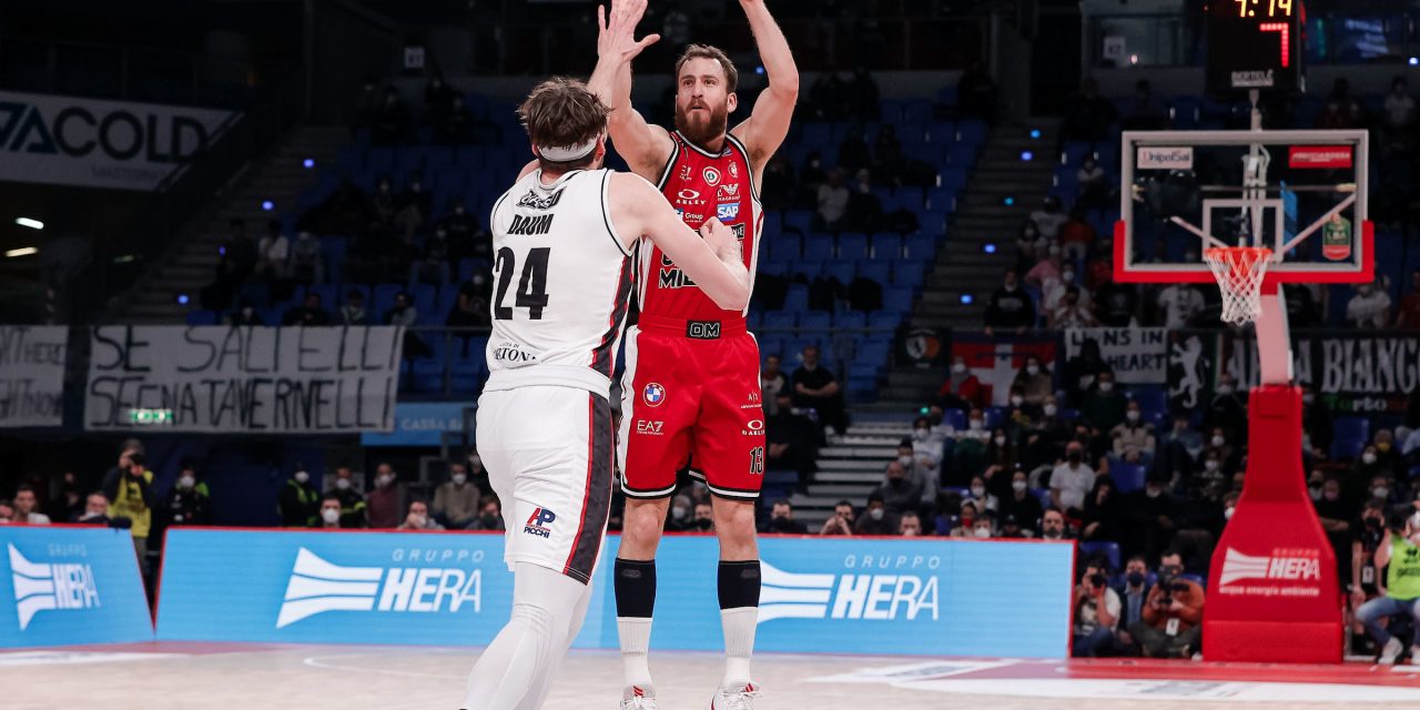 L’Olimpia è campione: Milano vince la Coppa Italia battendo Tortona 78-61