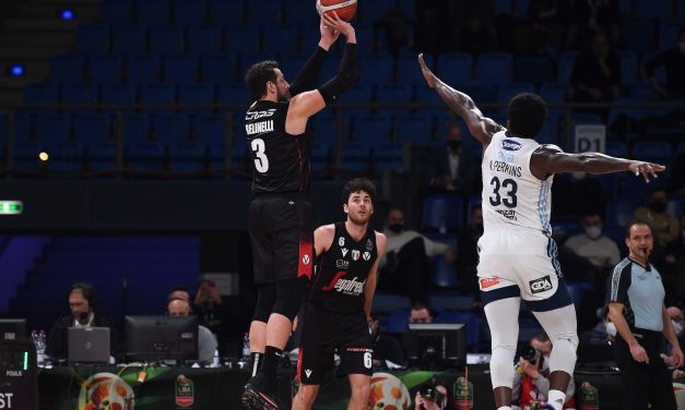 Frecciarossa Final Eight – quarti di finale: la Virtus alza l’intensità e vola in semifinale: Brindisi battuta 93-81