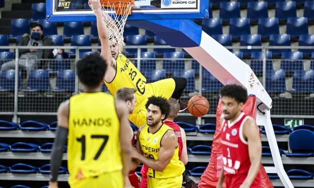 Reggio Emilia umiliata in Belgio. Sconfitta ad Anversa per 101-59