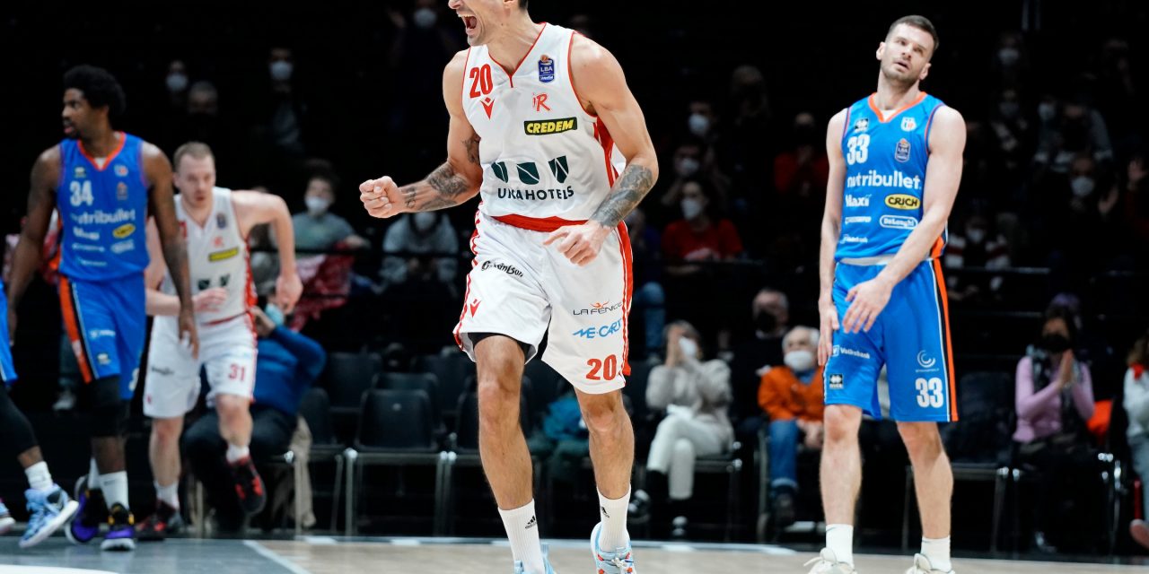 Un Cinciarini da record firma il successo di Reggio Emilia: all’Unipol Arena Treviso cade 67-62
