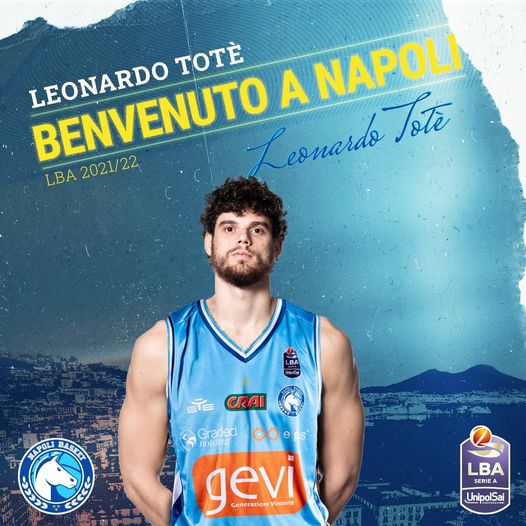 Napoli, ingaggiato Leonardo Totè
