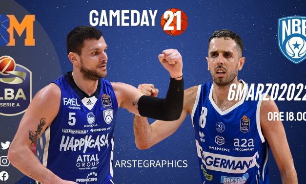 Il Gameday è Brindisi-Brescia: Alessandro Gentile sfida Amedeo Della Valle