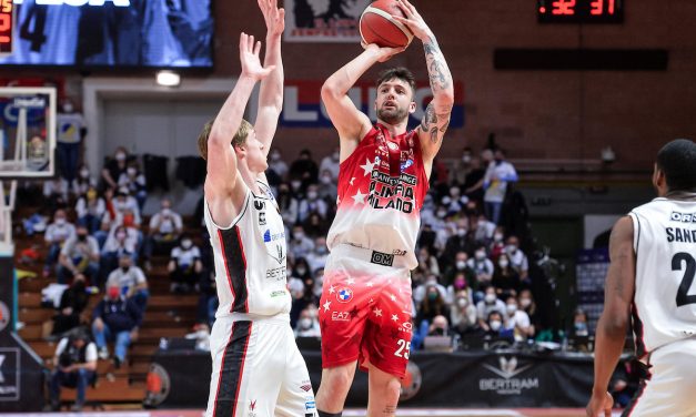 Tortona resiste solo tre quarti, Milano vince 64-81