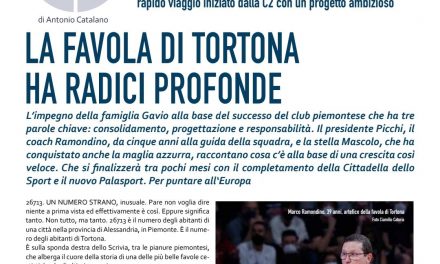 Su Basket Magazine in edicola uno speciale dedicato alla favola di Tortona