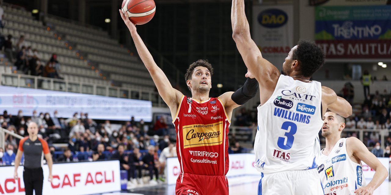 Trento-Pesaro, le pagelle: Johnson come Di Caprio, Moretti leader