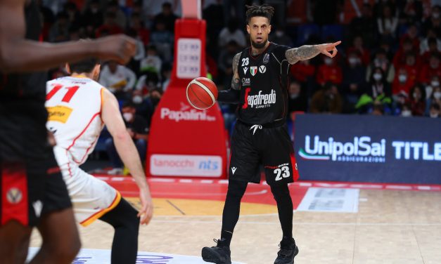Le pagelle di Pesaro-Virtus Bologna: Mannion glaciale, Hackett decisivo, non basta Delfino alla VL