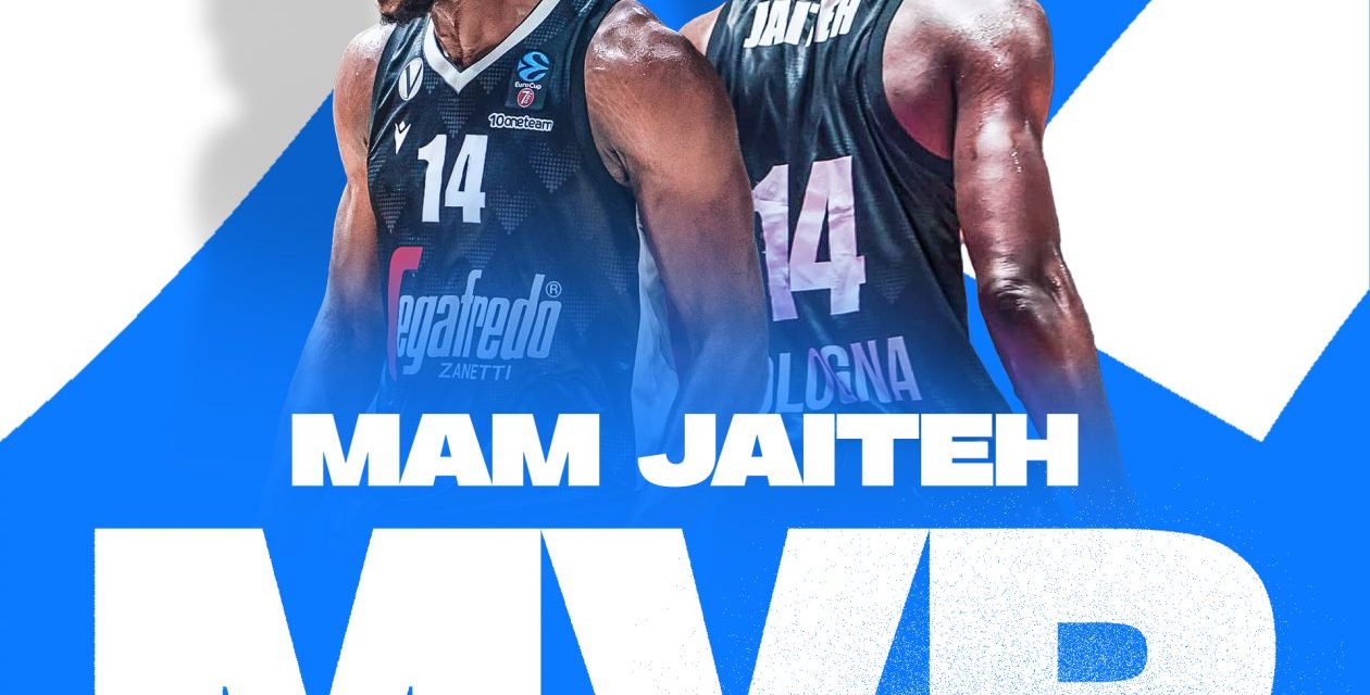 Mam Jaiteh nominato MVP dei quarti di finale di Eurocup