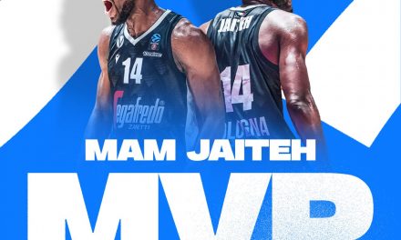 Mam Jaiteh nominato MVP dei quarti di finale di Eurocup
