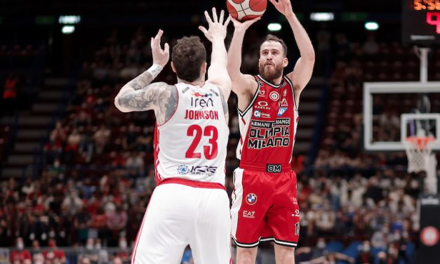 PLAYOFF-QUARTI DI FINALE-GARA2: L’OLIMPIA SCHIACCIA REGGIO EMILIA 91-65: AL FORUM MILANO VA SUL 2-0 NELLA SERIE