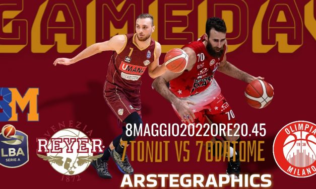 Il Gameday è Venezia-Milano: in luce la sfida tra Tonut e Datome