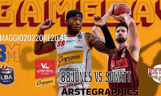Il Gameday è Pesaro-Venezia: spicca la sfida tra i due centri Jones e Watt
