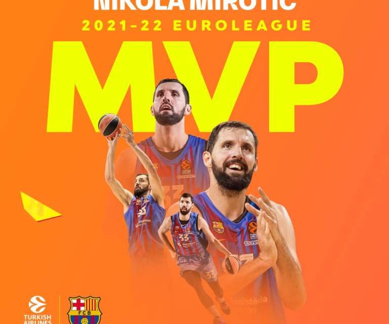 Euroleague, Nikola Mirotic nominato MVP della stagione