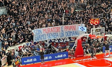 Fortitudo Bologna, la contestazione del pubblico nei confronti della società