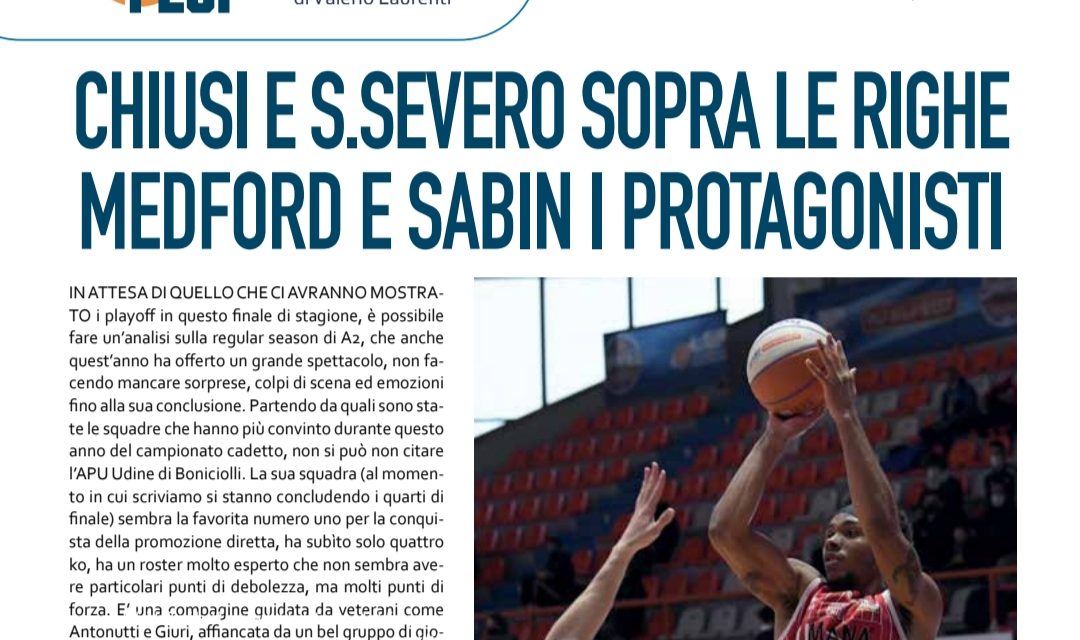 Su BM di giugno c’è anche il pagellone  della stagione di A2